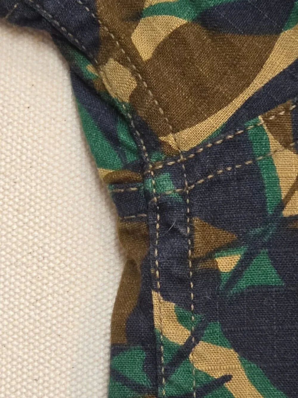 Wallace & Barnes Floral Printed Camp Collar Shirt L